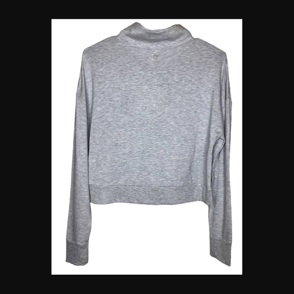 Balance Collection Mid Zip Heather Sweatshirt Small - Picture 2 of 6